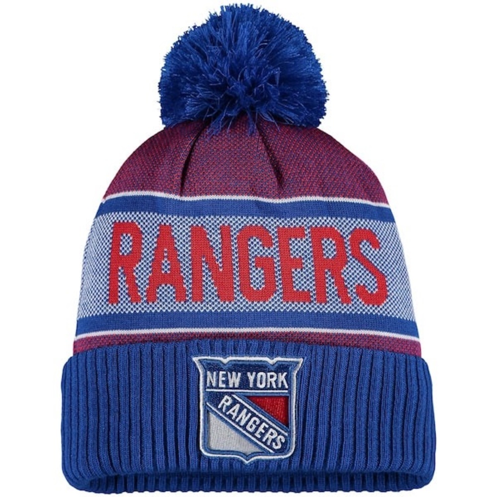NHL Official Rangers Unisex Knit Beanie Hat